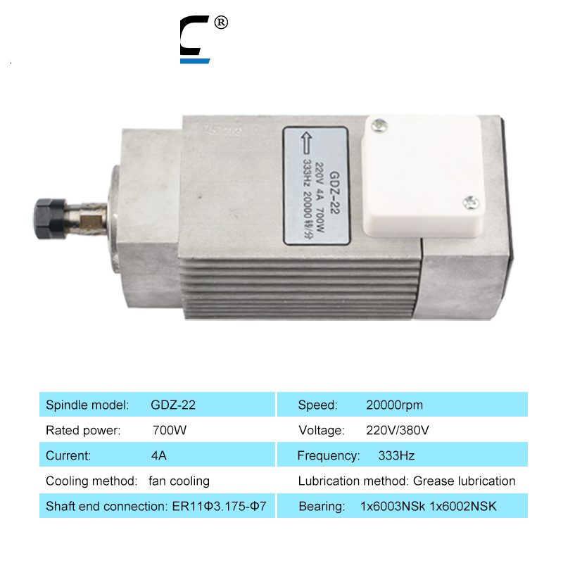 Cnc Spindle Motor - Fuso de arrefecimento a ar HYCNC