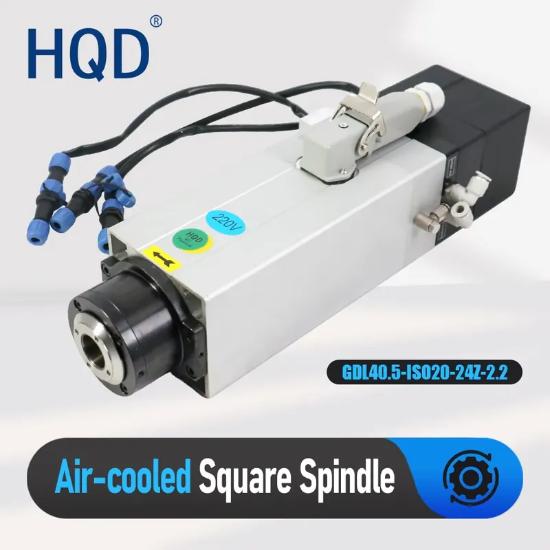 Motor Spindle Quadrado com Tro - Cnc Spindle Motor avaliação e preço