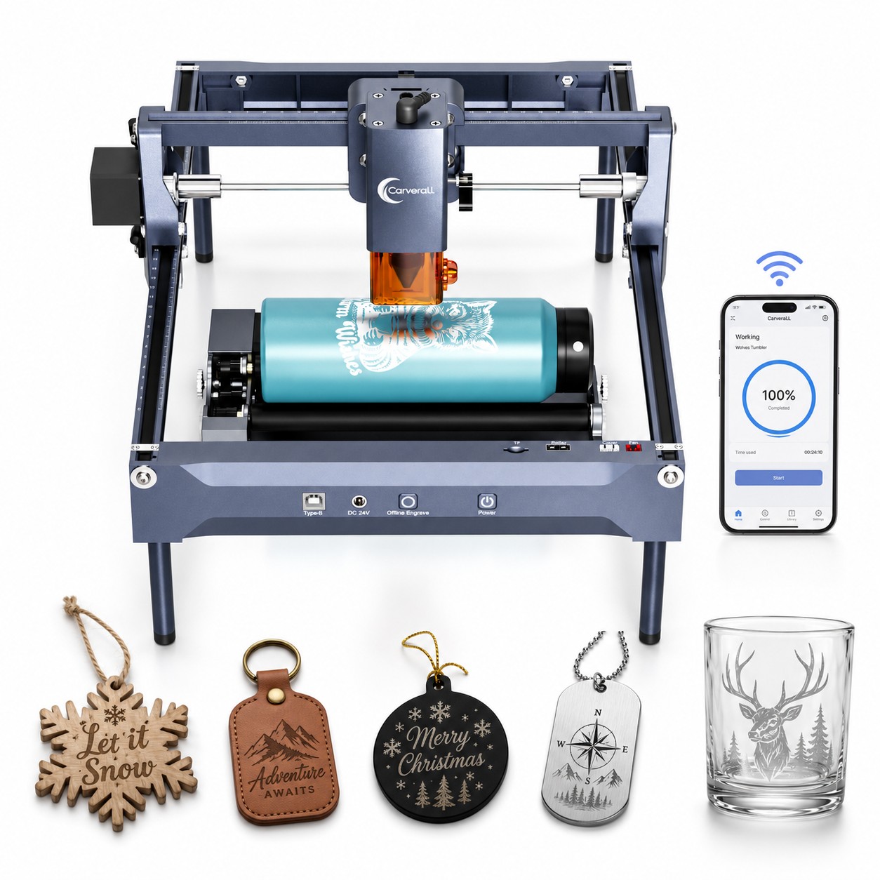 Máquina de Gravação Laser K15P - Industrial Laser Engraver avaliação e preço